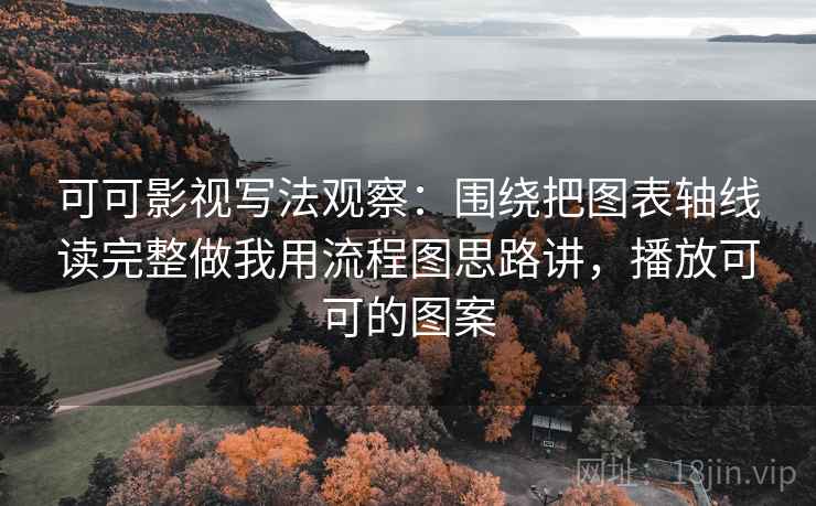 可可影视写法观察：围绕把图表轴线读完整做我用流程图思路讲，播放可可的图案